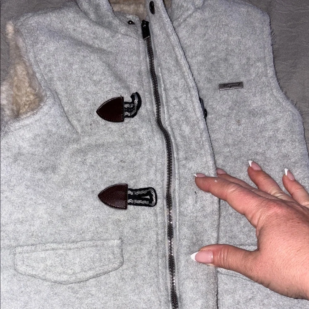 Soft, fleece Kids Gray Vest